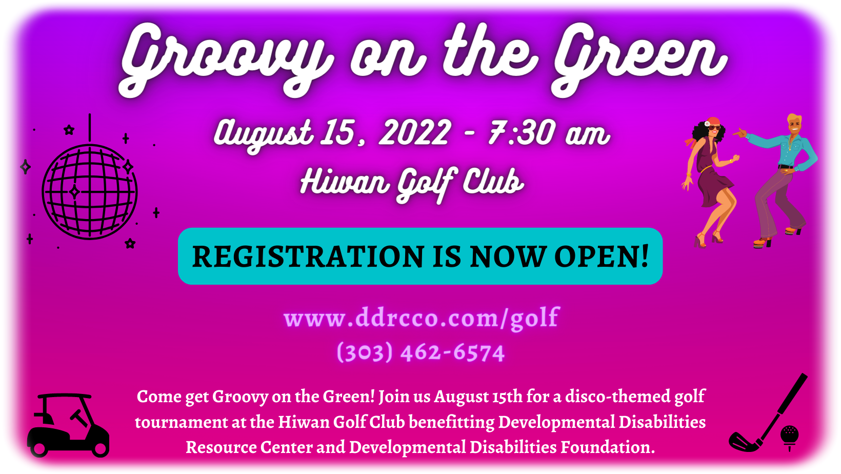 Groovy on the Green - 2022 Annual Golf Tournament